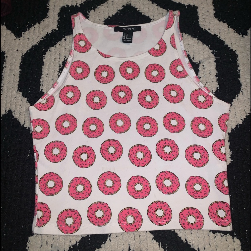 Forever 21 donut crop top